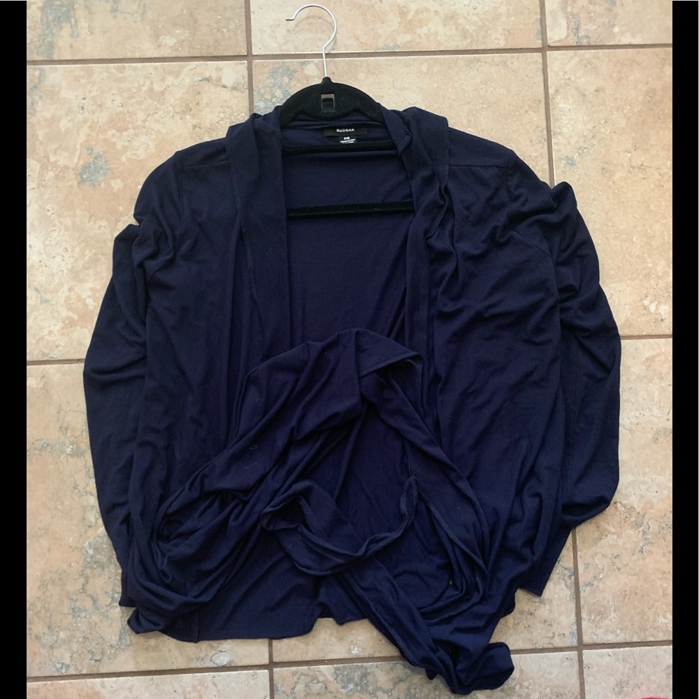 Rudsak navy blue cardigan